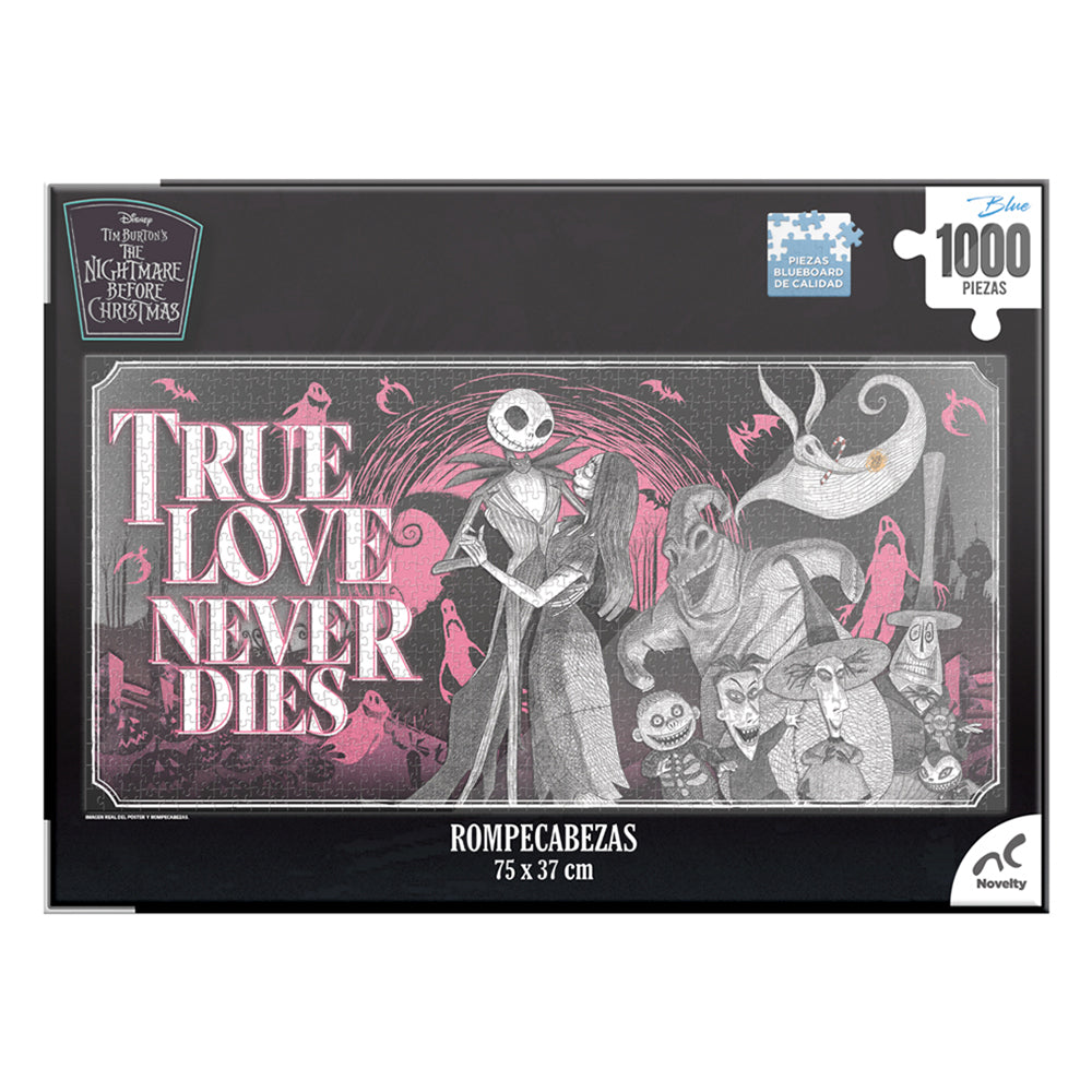 Rompecabezas Coleccionable Premium Nightmare Before Christmas Glow In The Dark 1000 Piezas