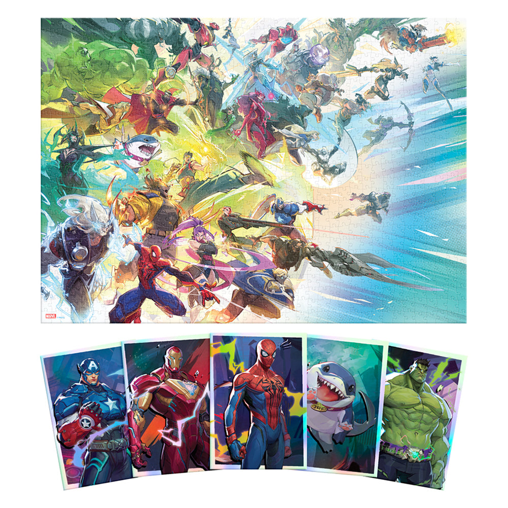Rompecabezas Coleccionable Premium Marvel Rivals 1000 Piezas Caja De Carton