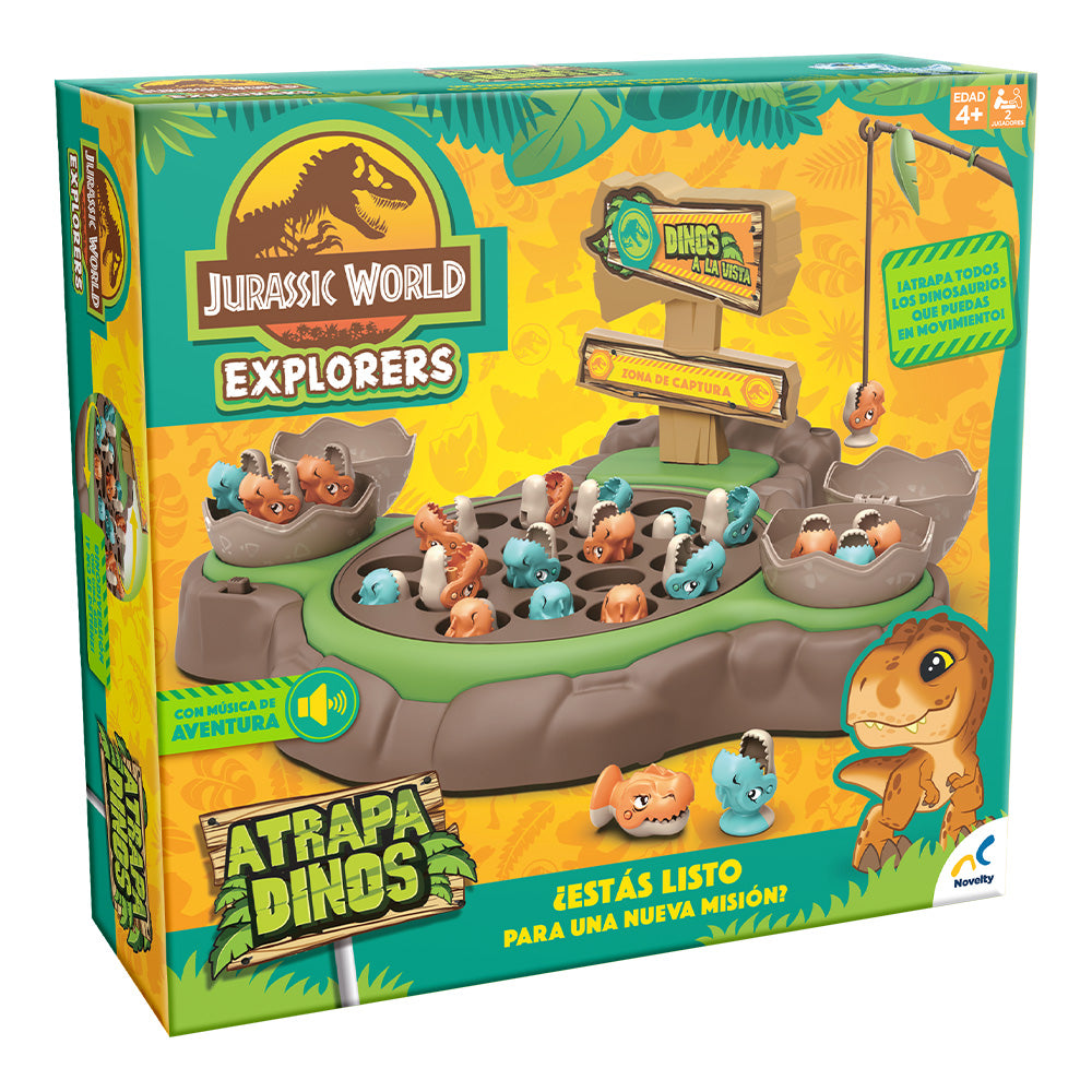 Juego De Mesa Jurassic World Atrapa Dinos
