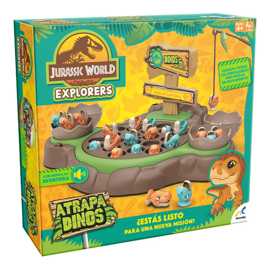 Juego De Mesa Jurassic World Atrapa Dinos