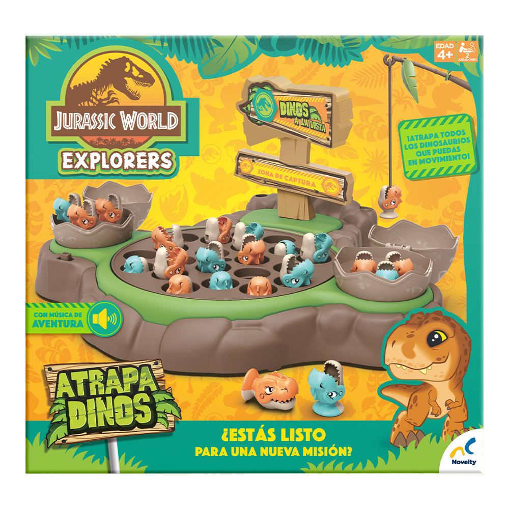 Juego De Mesa Jurassic World Atrapa Dinos