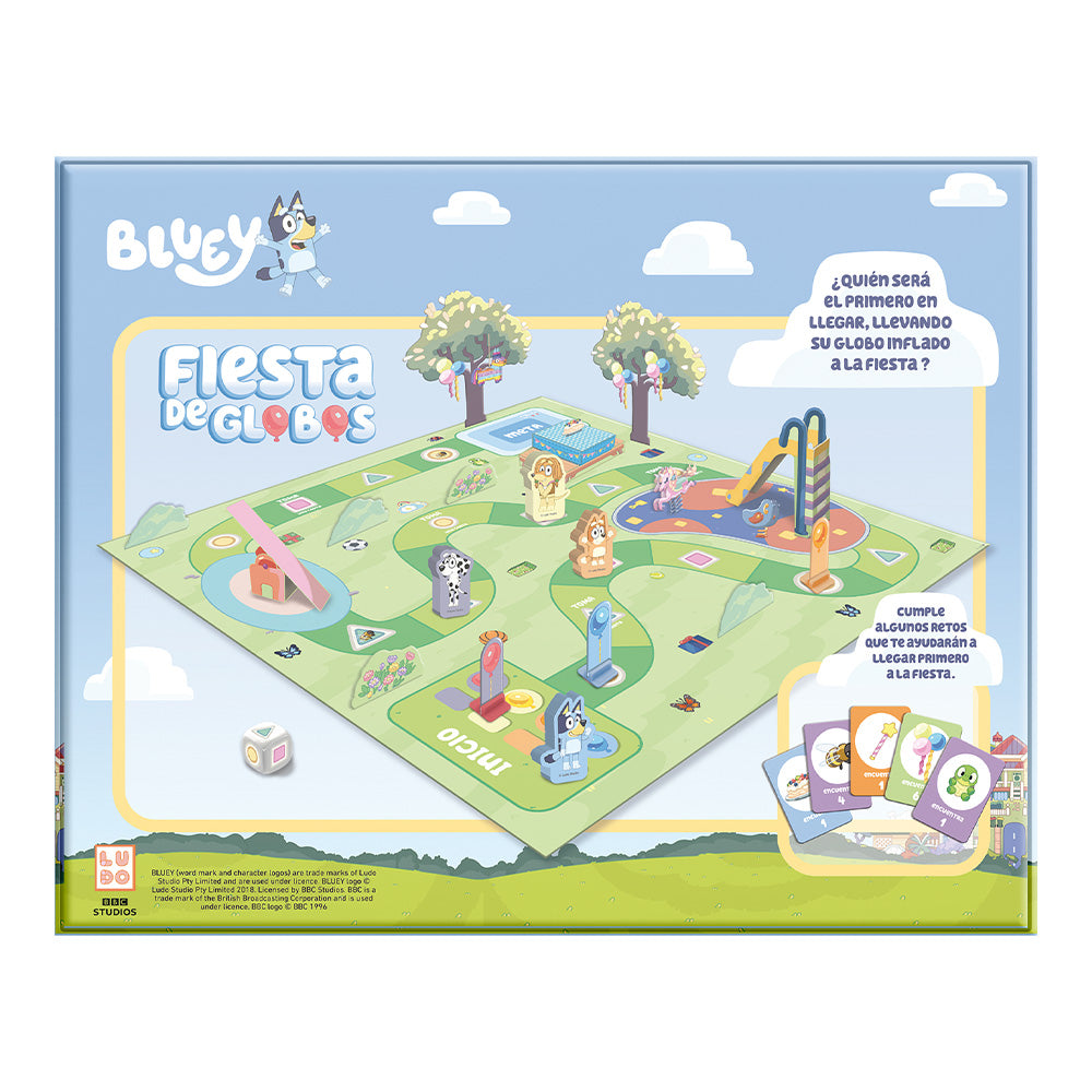 Juego De Mesa Bluey Fiesta De Globos