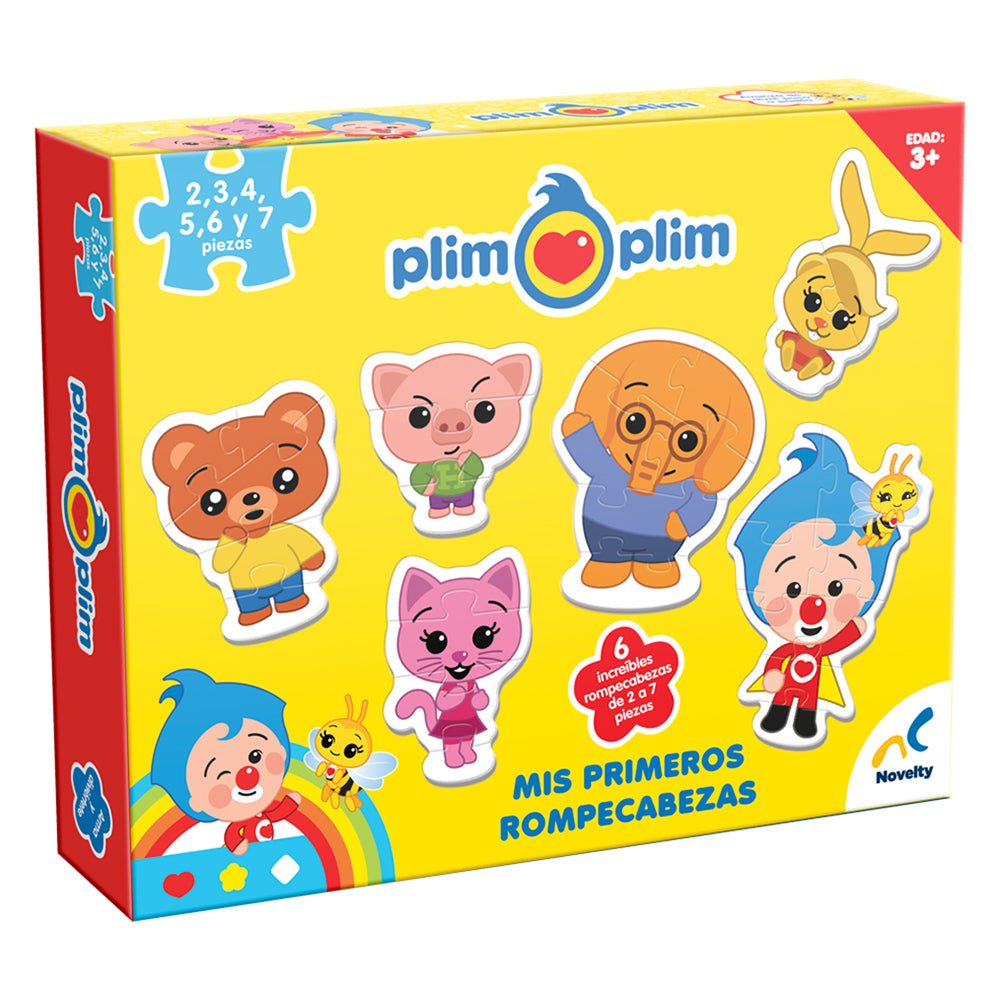 Mis Primeros Rompecabezas Plim Plim 2,3,4,5,6,7 Pzs