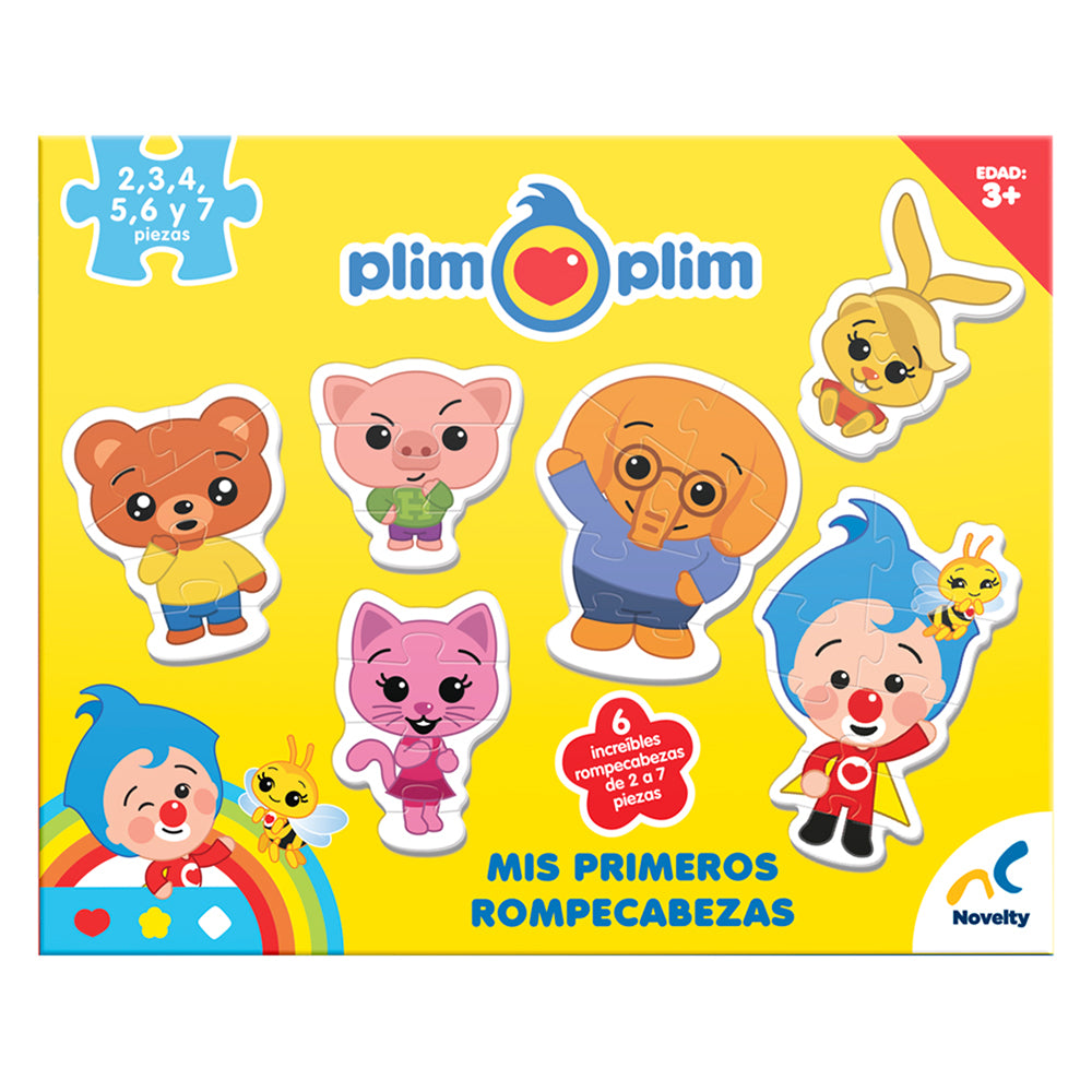 Mis Primeros Rompecabezas Plim Plim 2,3,4,5,6,7 Pzs