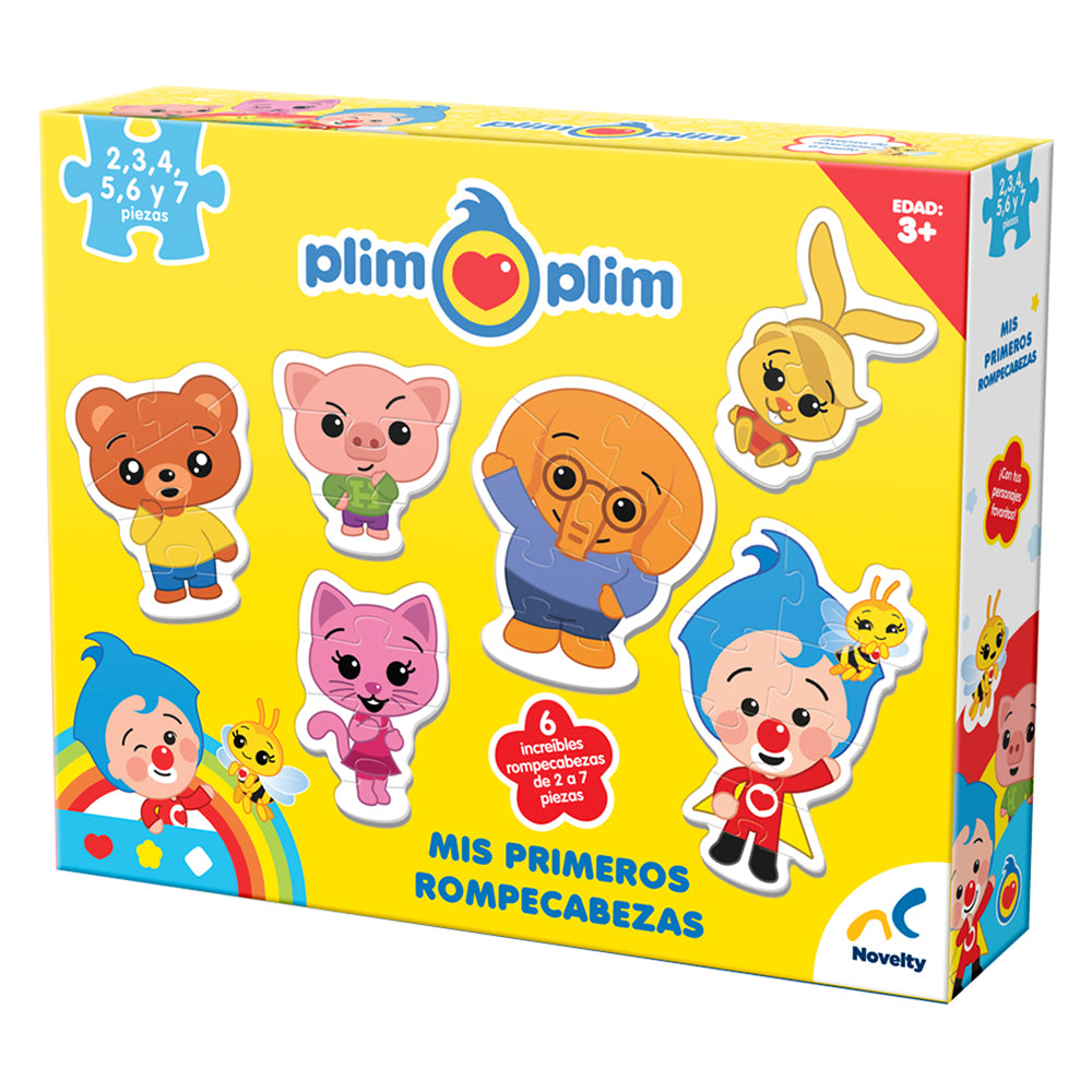 Mis Primeros Rompecabezas Plim Plim 2,3,4,5,6,7 Pzs