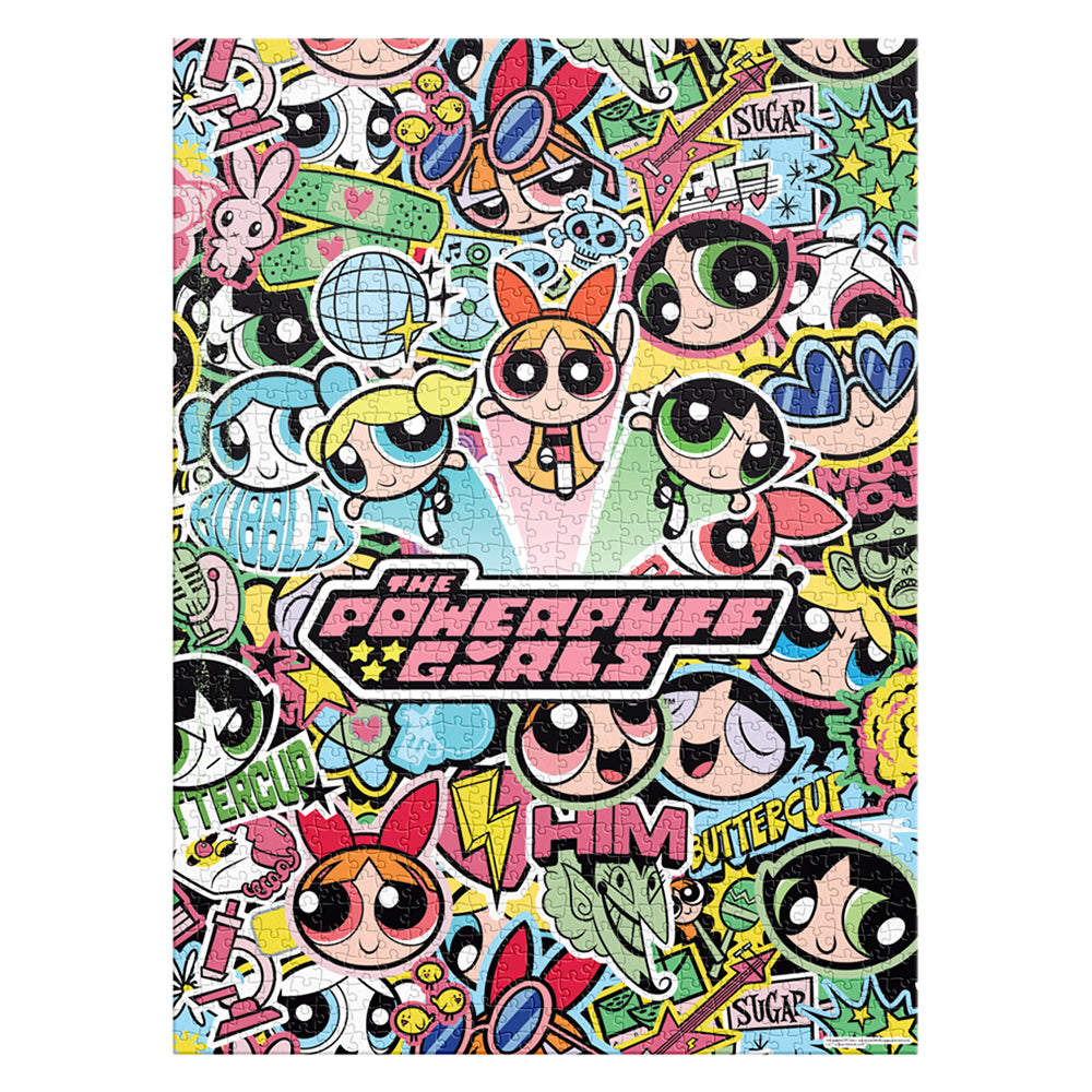 Rompecabezas Coleccionable Powerpuff Girls 1000 Piezas Caja De Carton