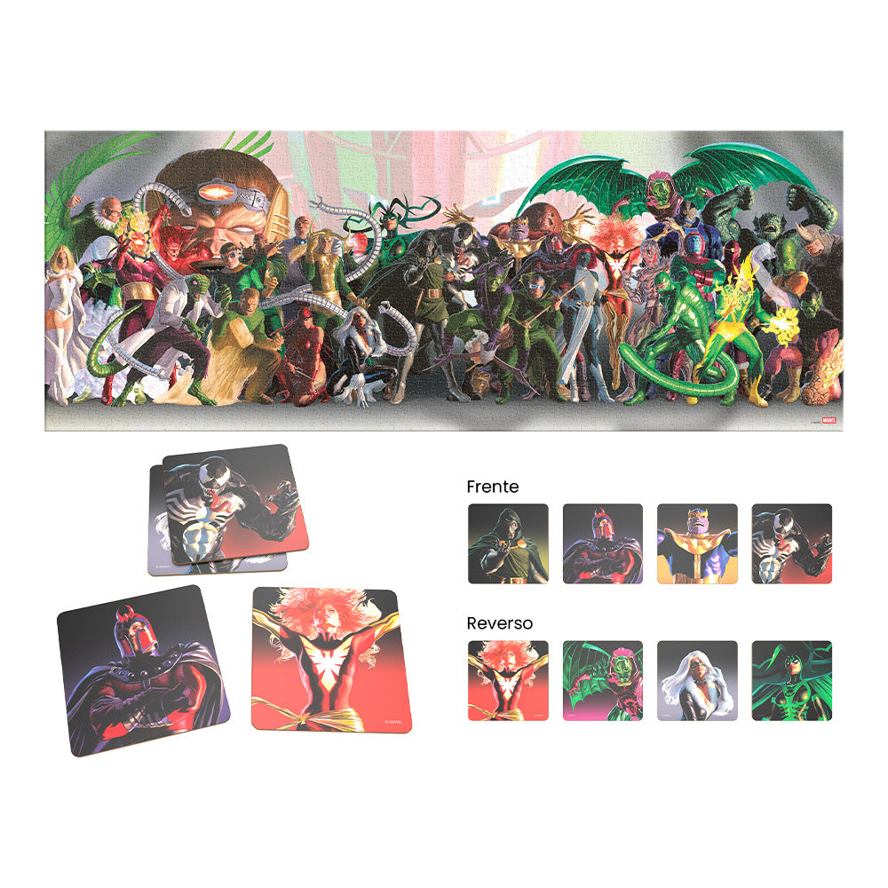 Rompecabezas Premium Villanos Marvel 1500 Piezas
