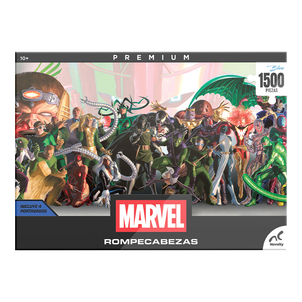 Rompecabezas Premium Villanos Marvel 1500 Piezas
