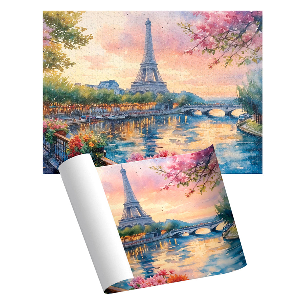 Rompecabezas Primavera En Paris 1000 Piezas Clindro