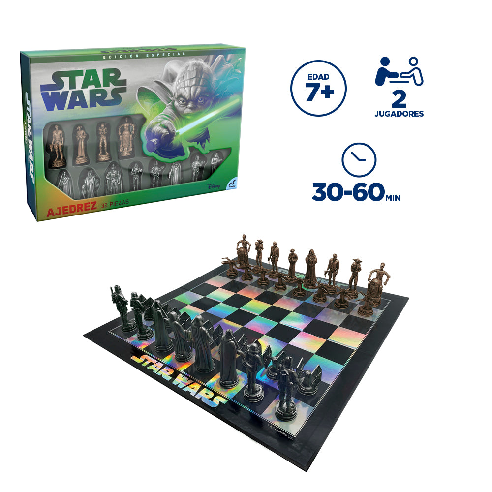 Ajedrez Coleccionable Star Wars | Edición Especial 32 Piezas Novelty