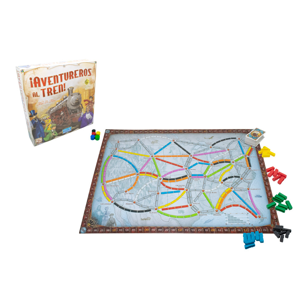juego de mesa Aventureros al Tren-Asmodee