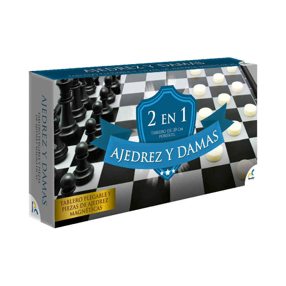 Set de Juegos Magnéticos 2 en 1 Familiar Novelty