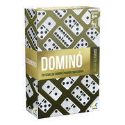 Dominó clásico doble 6 foil caja de cartón