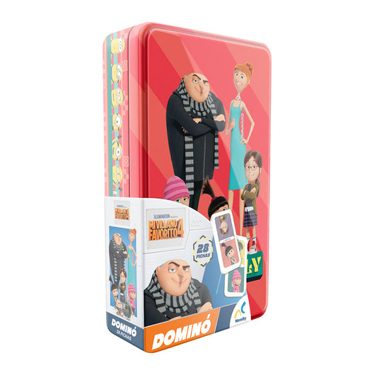 Domino Mi Villano Fvorito 4 - 28 Fichas, caja metalica