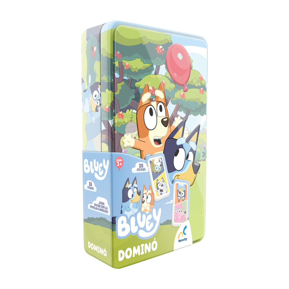 Dominó Infantil en Caja Metalica Bluey