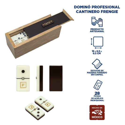 Dominó Profesional Cantinero Frengie | Dominó Artesanal Mexicano | FRENGIE