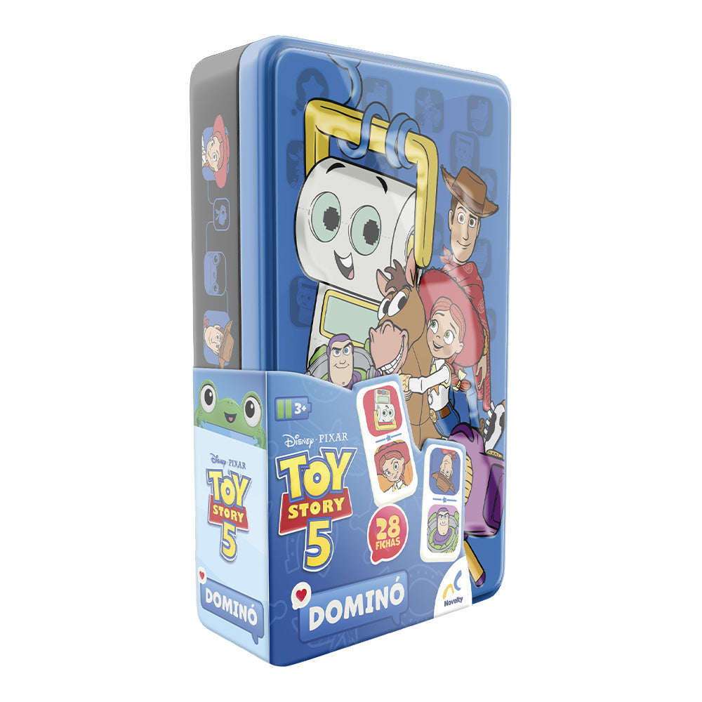 Dominó Infantil Toy Story 5 Estuche Metálico | Juego de Mesa Novelty