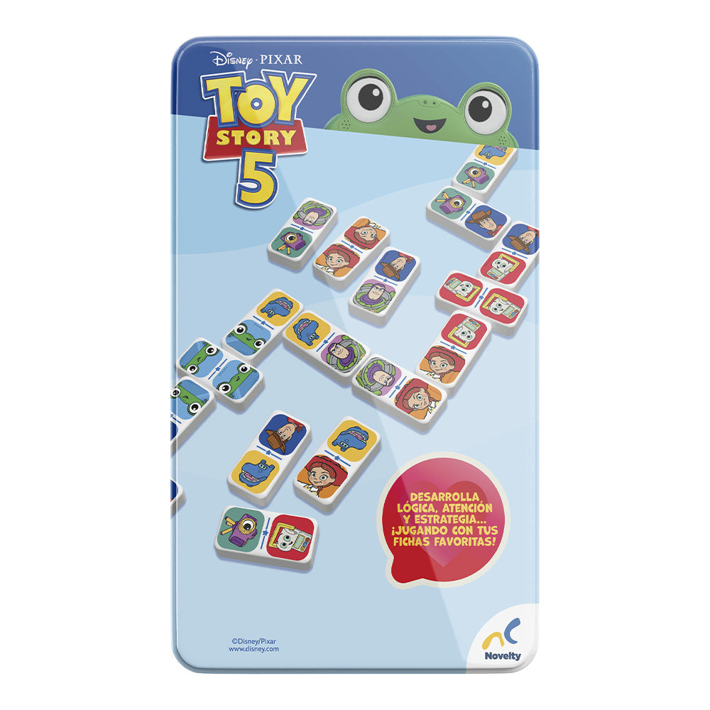Dominó Infantil Toy Story 5 Estuche Metálico | Juego de Mesa Novelty