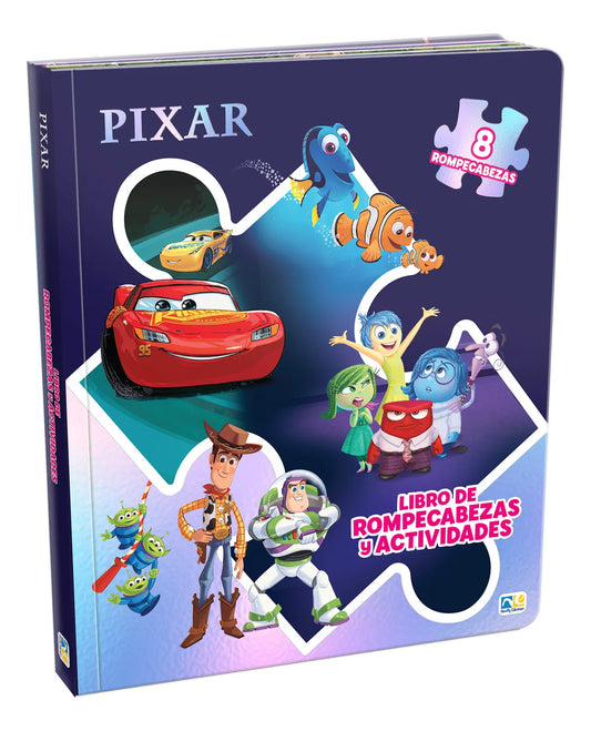 Libro Disney Pixar de Actividades y Rompecabezas | Juegos Educativos Infantiles