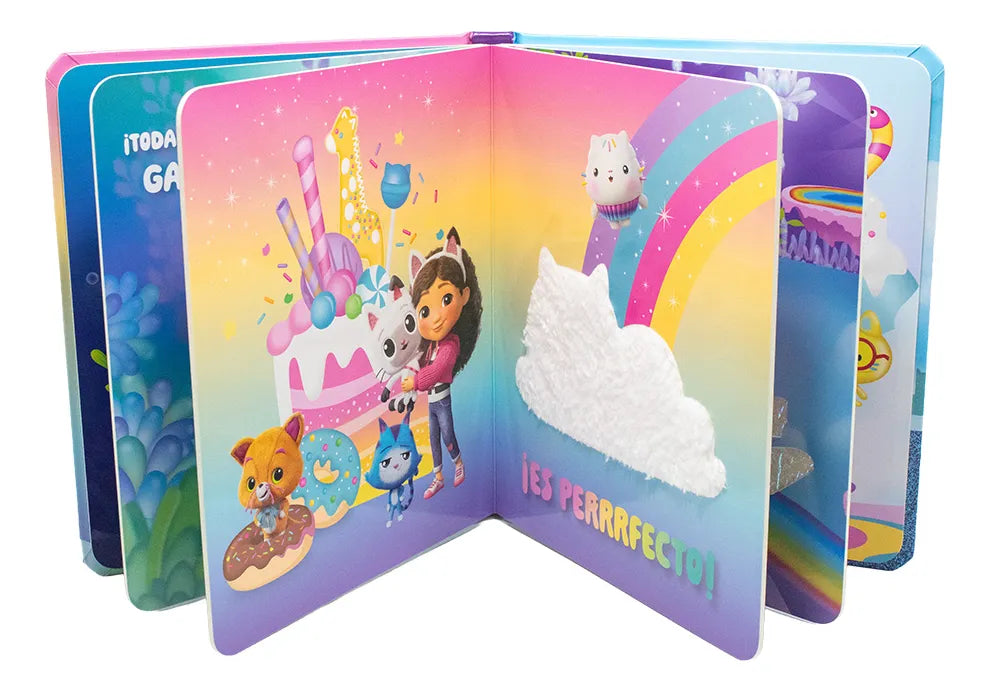 Libro Preescolar de Texturas Gabby’s Dollhouse | Libro Sensorial Infantil