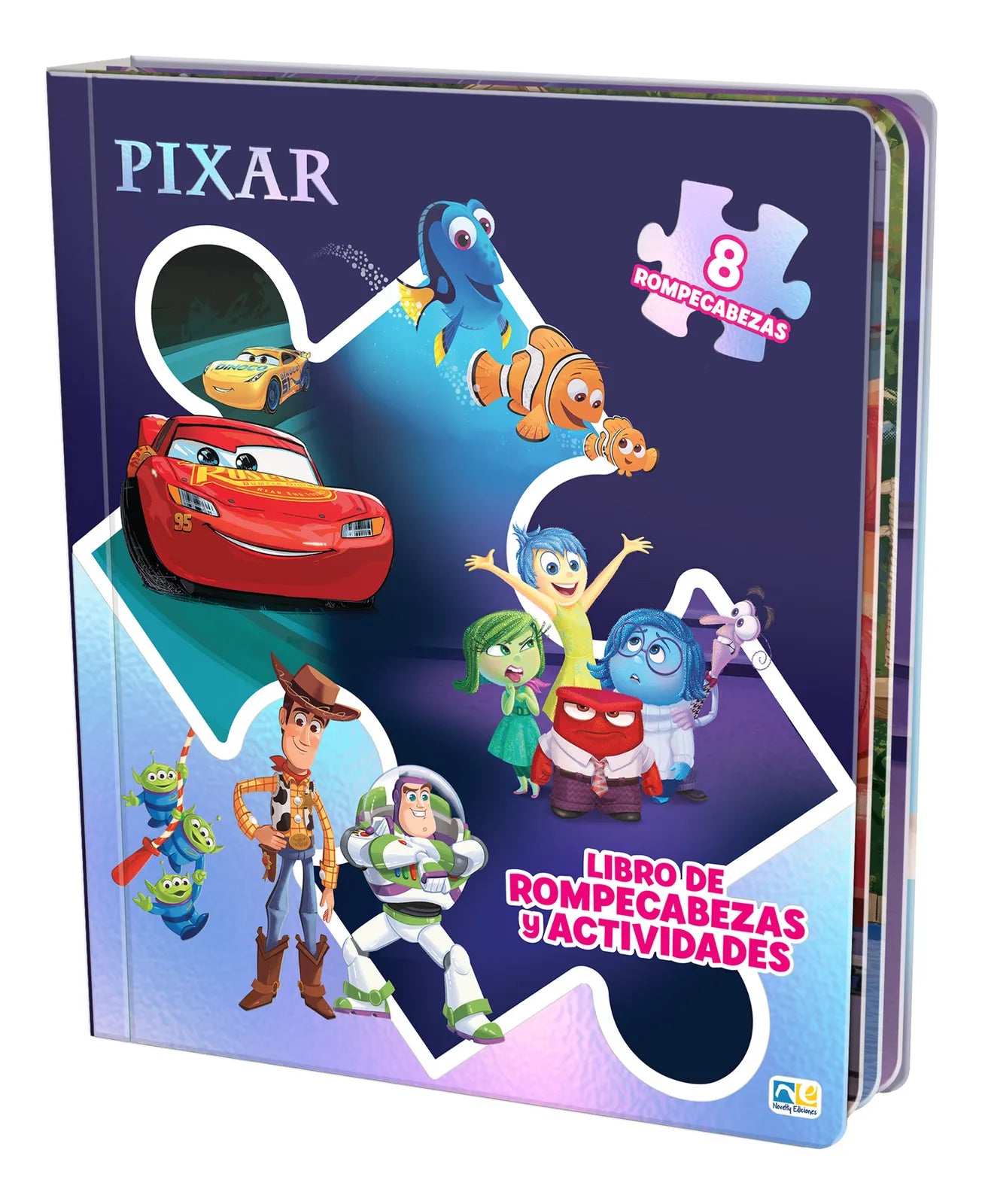 Libro Disney Pixar de Actividades y Rompecabezas | Juegos Educativos Infantiles