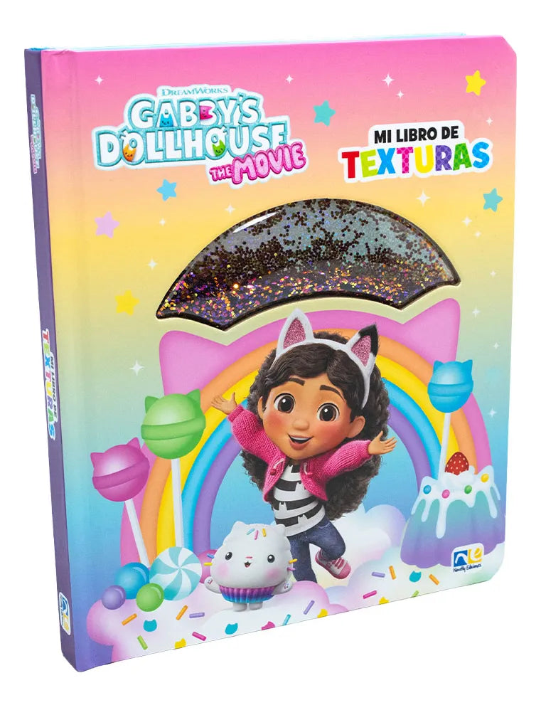 Libro Preescolar de Texturas Gabby’s Dollhouse | Libro Sensorial Infantil