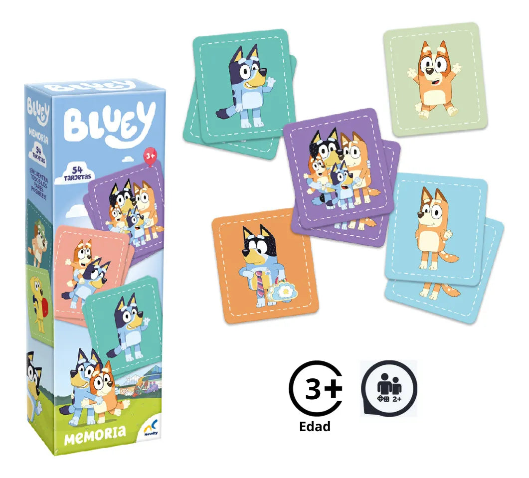 Juego de Mesa Memoria Torre Bluey