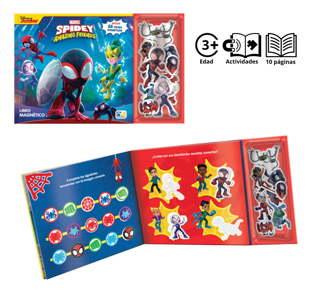Libro Magnético Marvel Spidey