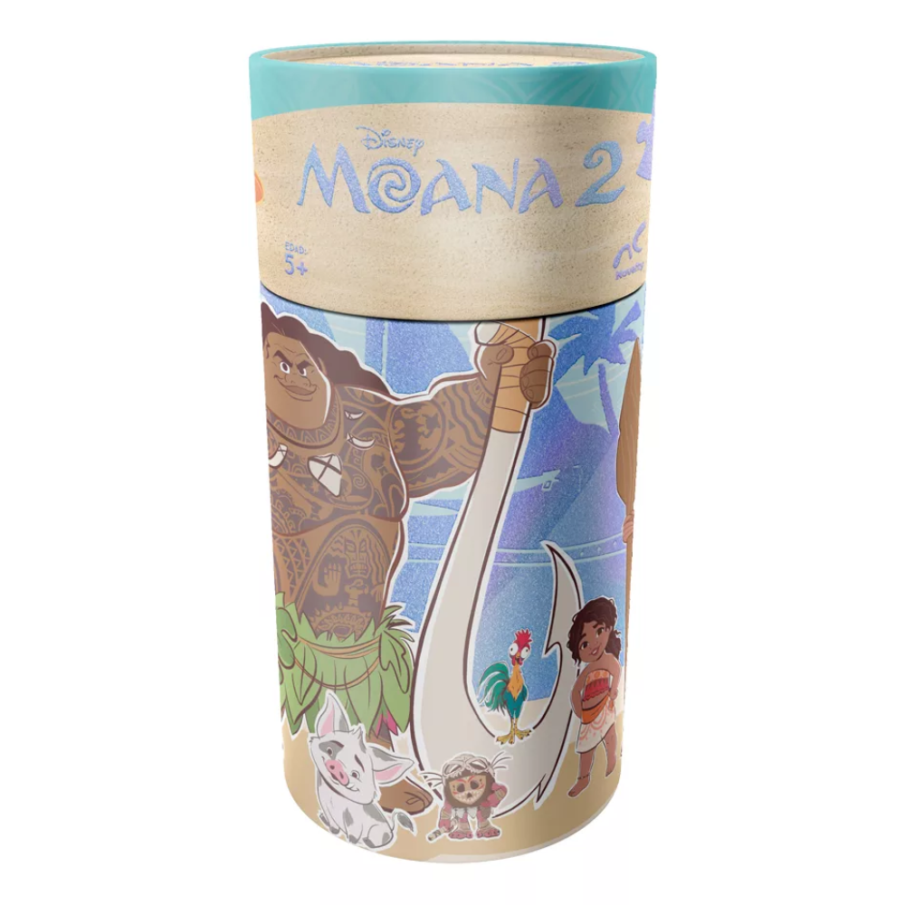 Rompecabezas Moana 2 Infantil Cilindro 100 Piezas