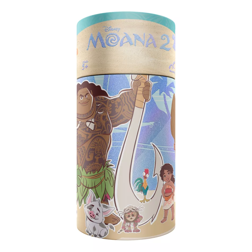 Rompecabezas Moana 2 Infantil Cilindro 100 Piezas