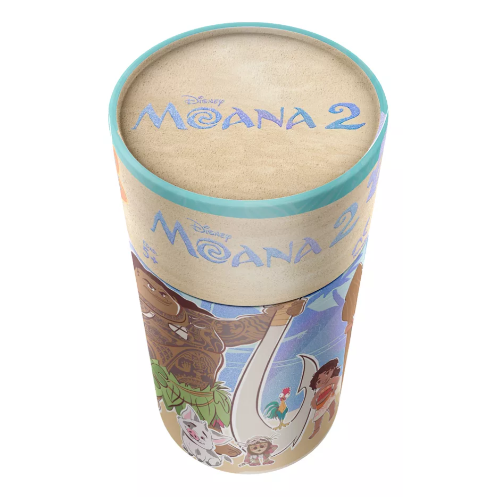 Rompecabezas Moana 2 Infantil Cilindro 100 Piezas
