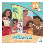 Rompecabezas Moana 2  4 en 1 