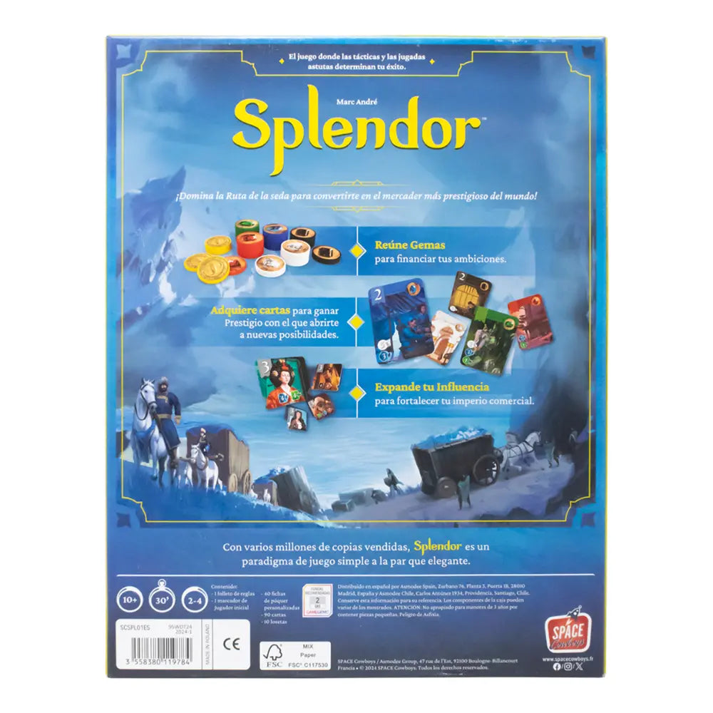Juego de Mesa Splendor Asmodee- Novelty