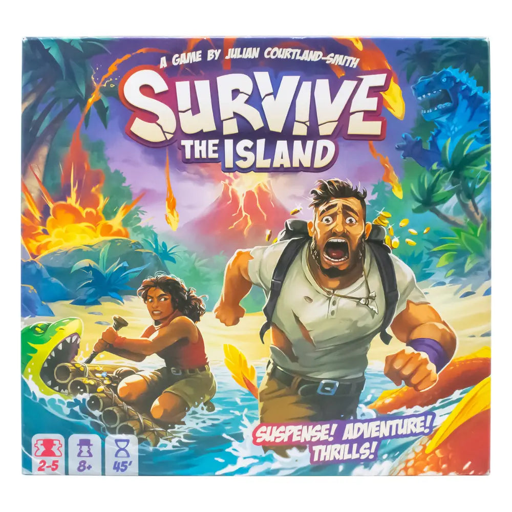 Juego de Mesa Survive: The Island – Asmodee- Novelty