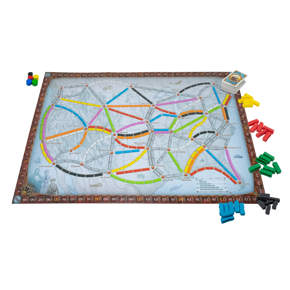 juego de mesa Aventureros al Tren-Asmodee