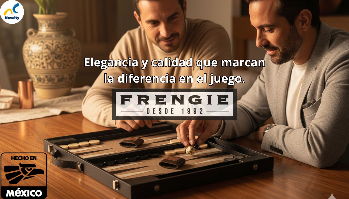 Explora juegos de mesa premium Frengie con acabados artesanales y materiales profesionales. El regalo perfecto para conocedores y amantes del detalle.