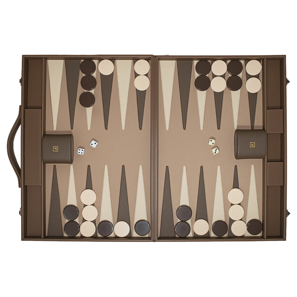 Backgammon Profesional Frengie Marruecos | Juego de Lujo Artesanal