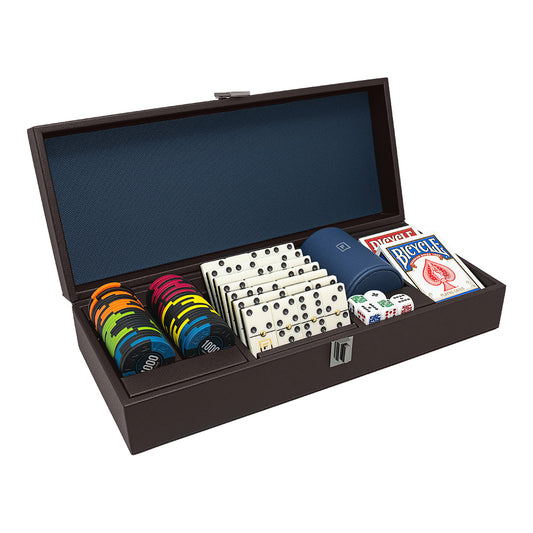 Casino Bellagio Frengie | Set Premium Casino con Fichas y Dominó Profesional