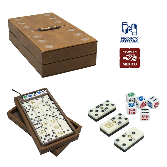 Casino Macao Frengie | Dominó Profesional con Estuche Premium