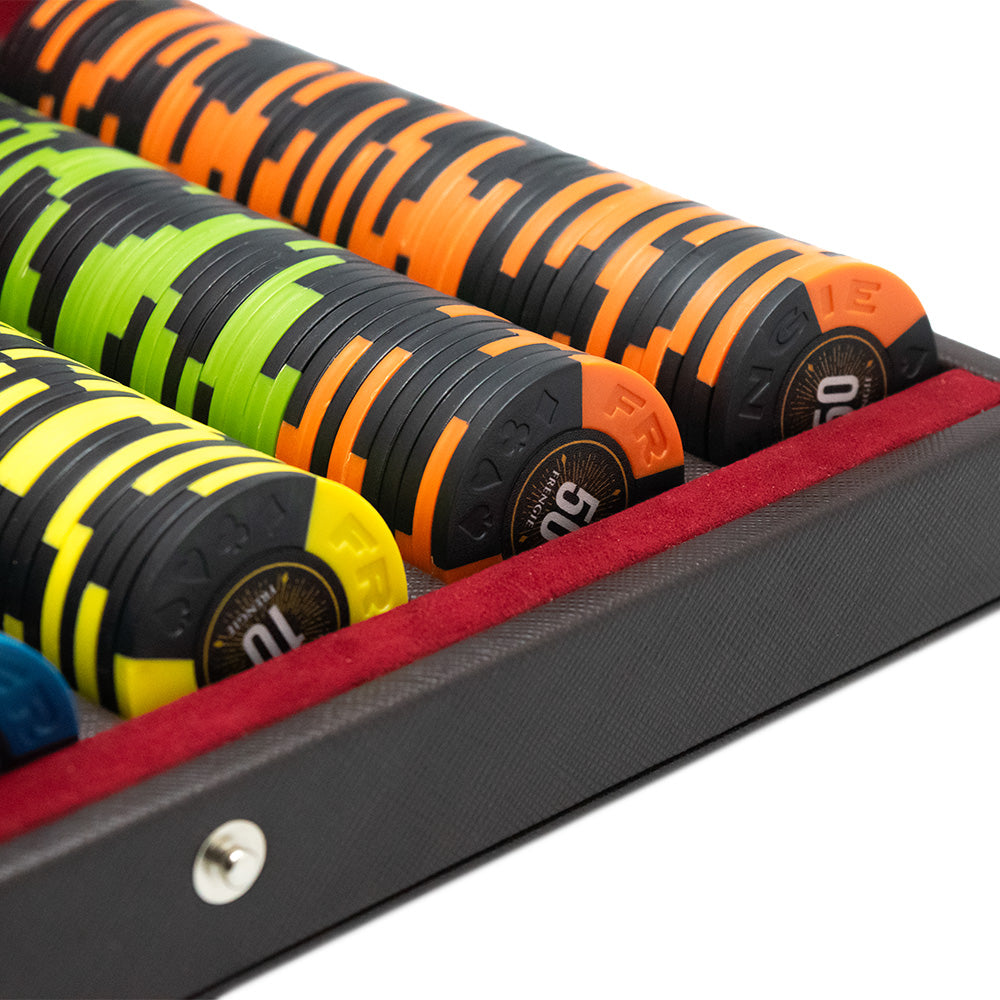 Fichero Frengie 300 Fichas 11.5 g | Set de Póker Profesional Novelty