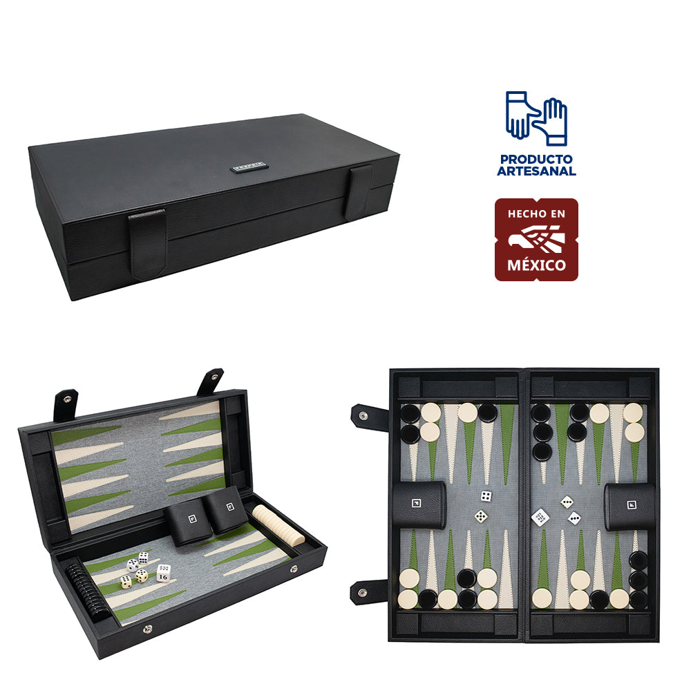 Backgammon Maletín Luxor Frengie | Juego de Lujo Artesanal