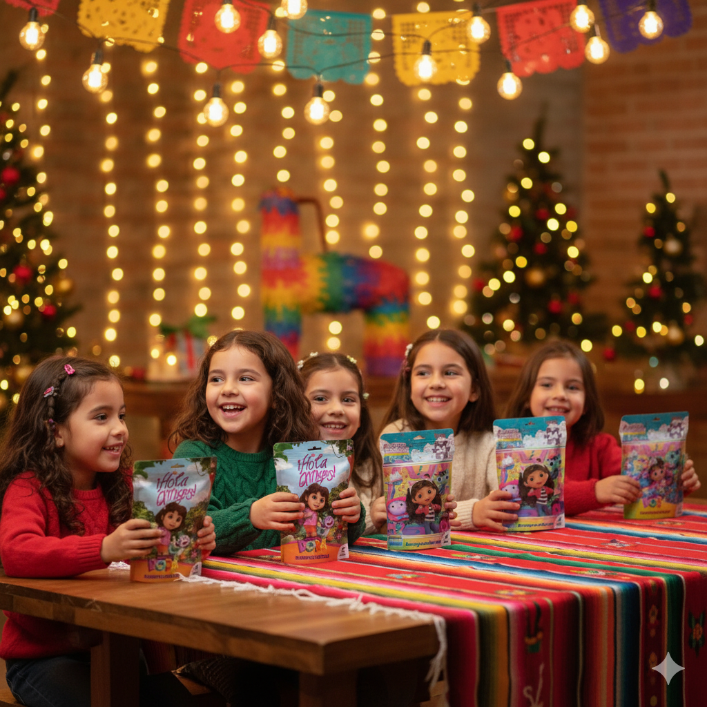 Pack de fiesta 12 bolsas con Rompecabezas Dora y Gabby´s de 24 piezas