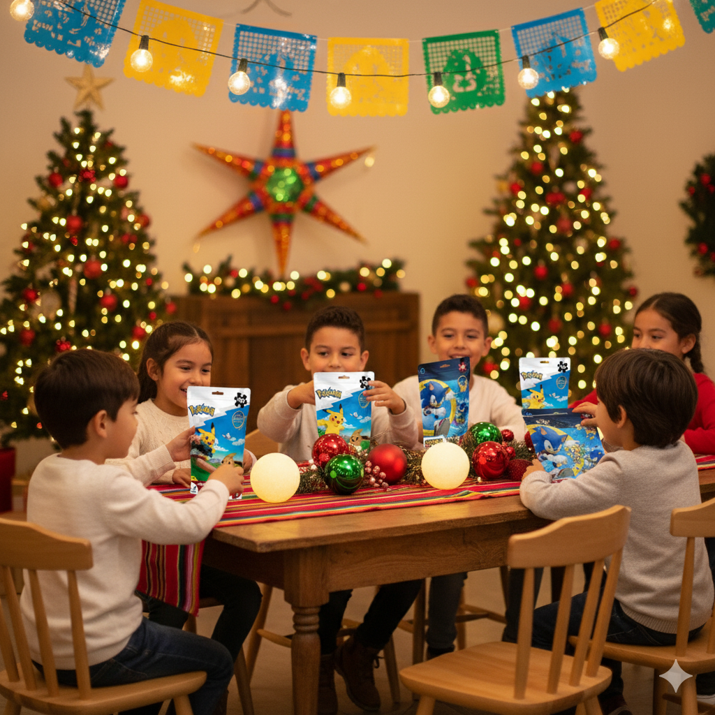 Pack de fiesta 12 bolsas con Rompecabezas Pokémon y Sonic de 100 piezas