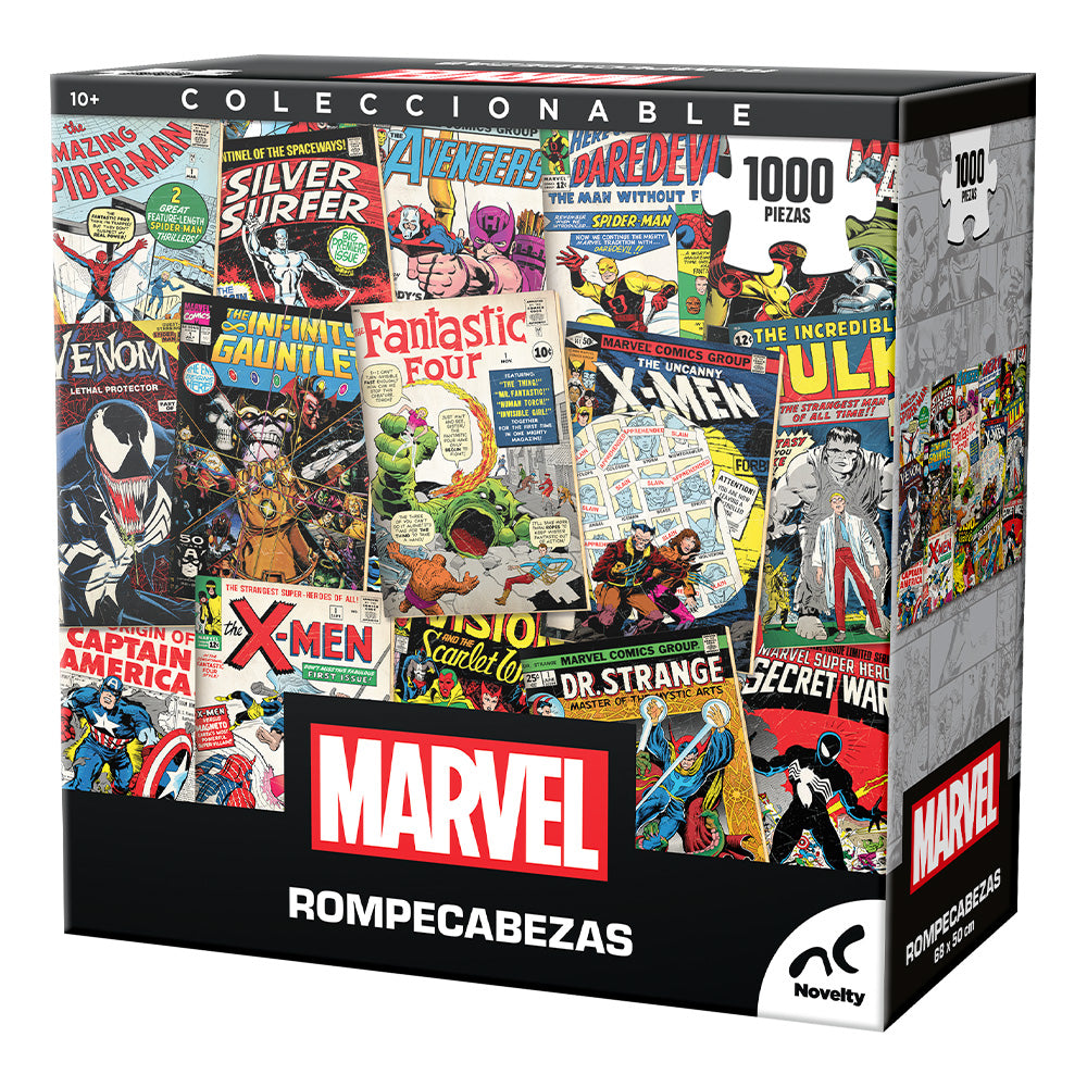 Rompecabezas Marvel Comics 1000 Piezas – Coleccionable de Superhéroes