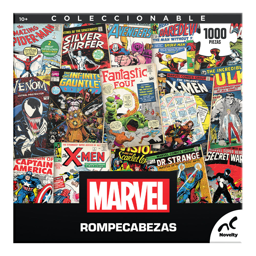 Rompecabezas Marvel Comics 1000 Piezas – Coleccionable de Superhéroes