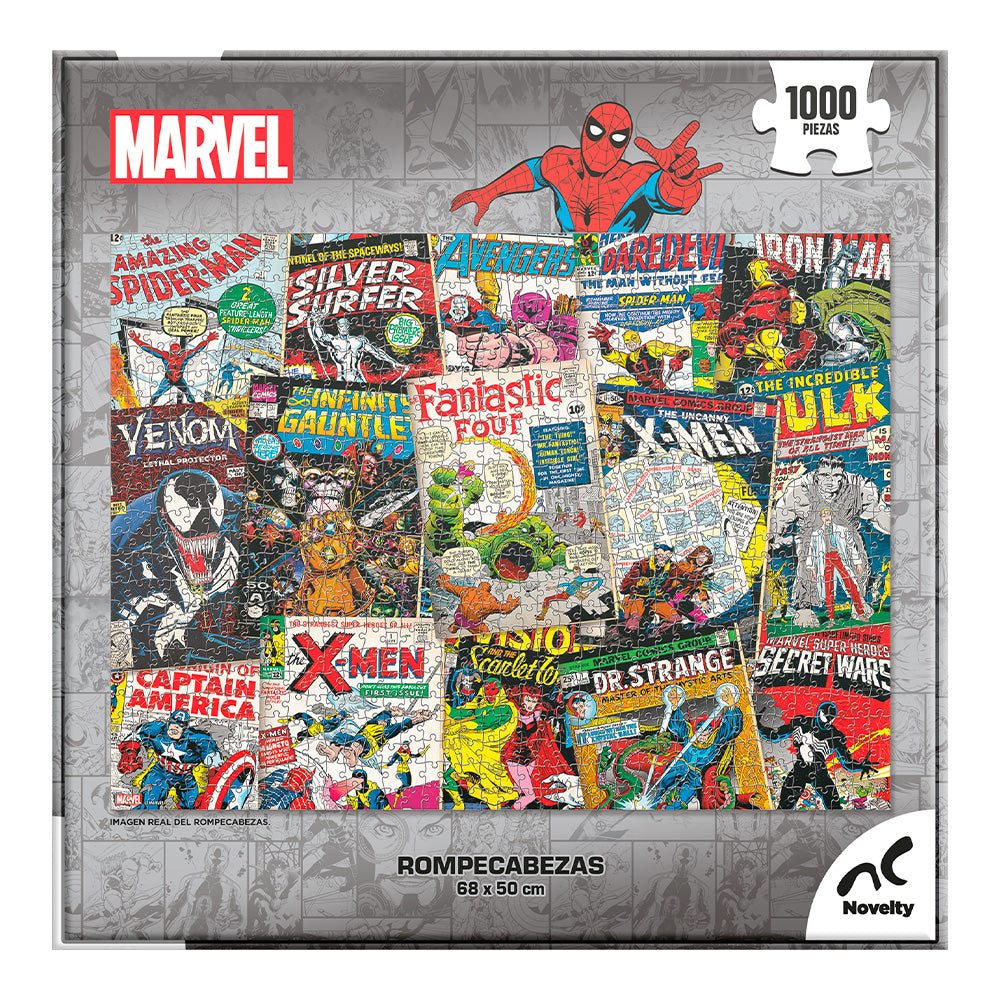 Rompecabezas Marvel Comics 1000 Piezas – Coleccionable de Superhéroes