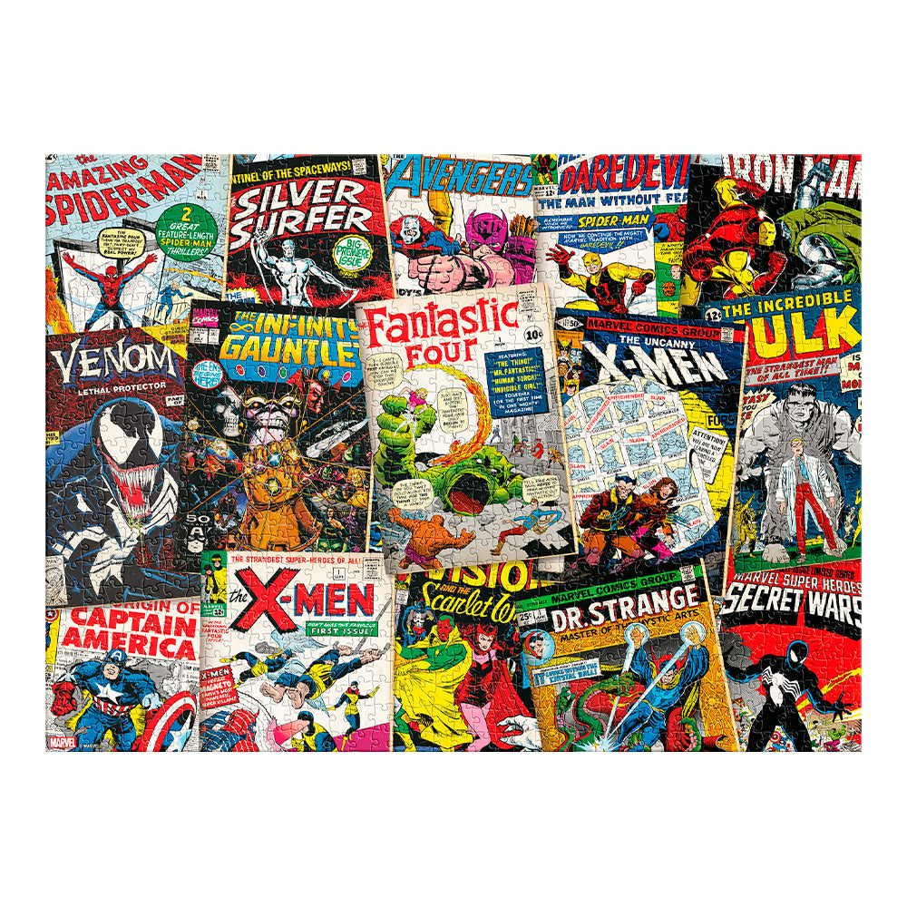 Rompecabezas Marvel Comics 1000 Piezas – Coleccionable de Superhéroes