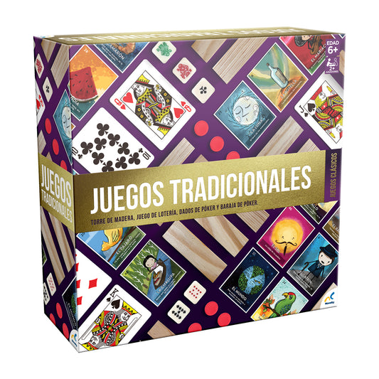 Lotería, Baraja y dados de Poker