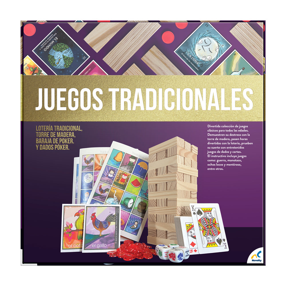 Lotería, Baraja y dados de Poker