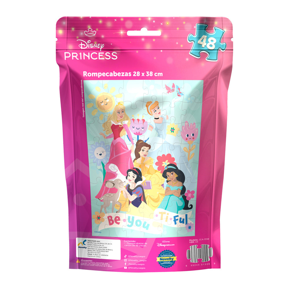 Rompecabezas Disney Princesas Bolsa Foil 48 piezas